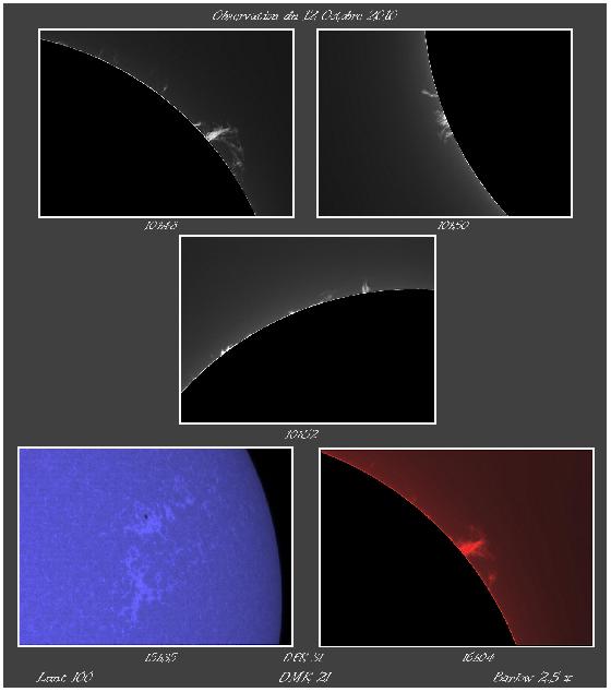 Observation du 12 octobre