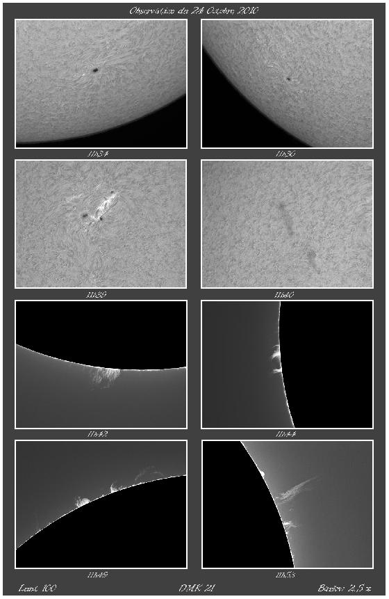 Observation du 24 octobre