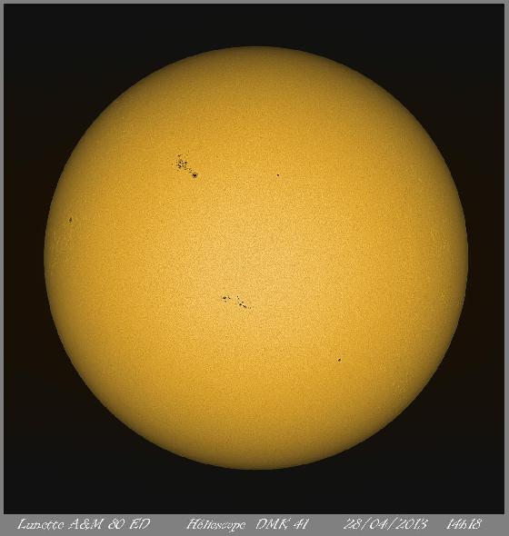 Disque helio du 28-04-2013