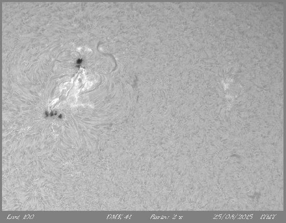 AR 2403 H-alpha du25 Aout AR 2403 H-alpha du25 Aout