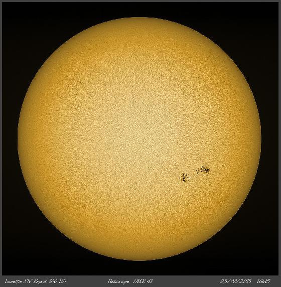 Disque helioscope du 25 Aout Disque helioscope du 25 Aout