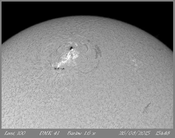 AR 2403 H-alpha du 26 Aout AR 2403 H-alpha du 26 Aout