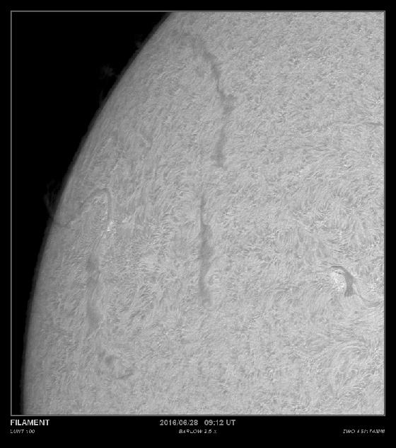 Filament du 28 Juin 2016