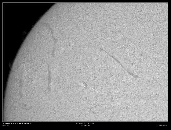 Vue d'ensemble surface du 28 Juin
