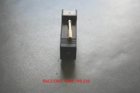 Raccord RS 232 / RJ45 Raccord RS 232 / RJ45