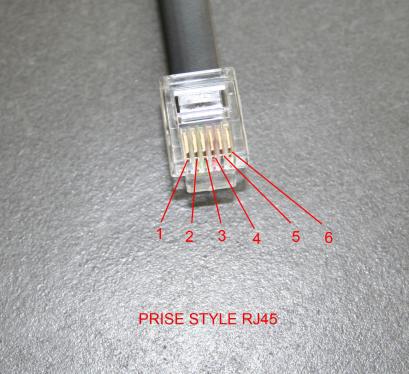 Prise RJ45 6 picos Prise RJ45 6 picos