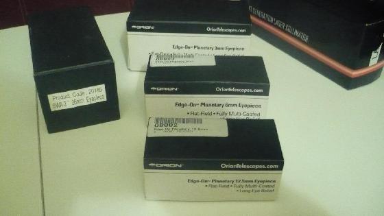 Vues des boites d'oculaires et laser Vues des boites d'oculaires et laser