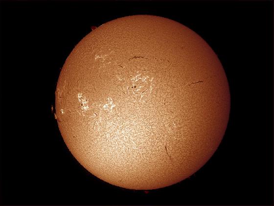 Sun color H-alpha 16/12/13