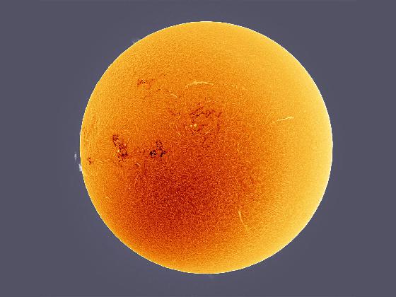 Sun Negatif-150% H-alpha 16/12/13