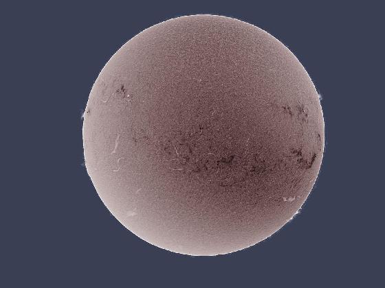 Soleil du 10/04/14 H-alpha