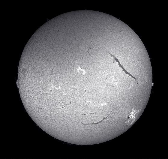 Soleil   Calcium et H-alpha 28/10/14