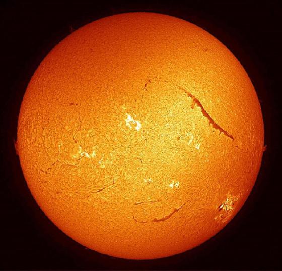 Soleil   Calcium et H-alpha 28/10/14