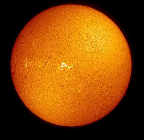 FIRST SUN 2015 H-ALPHA AND CALCIUM IMAGE 04/01/15