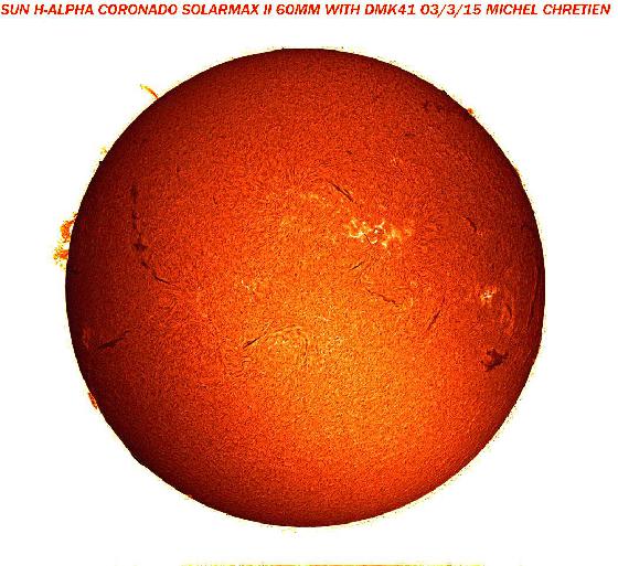 Soleil du 03/03/15