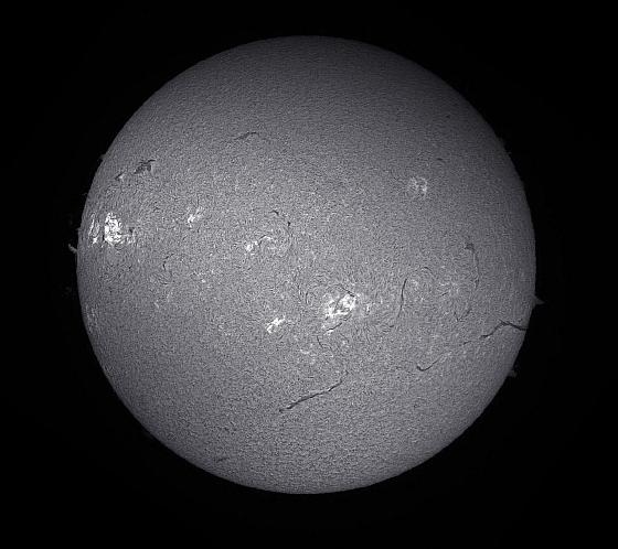 SUN H-ALPHA CORONADO 60MM DS WITH DMK41 TODAY 07/05/15