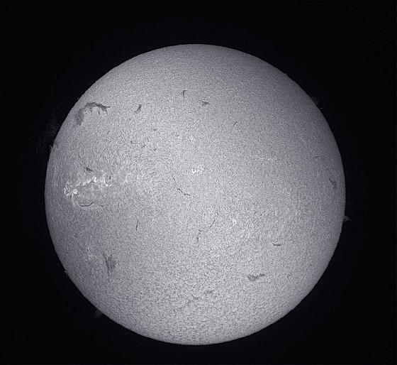 SOLEIL EN H-ALPHA LUNETTE CORONADO 60MM DOUBLE FILTRATION DU 01/07/15