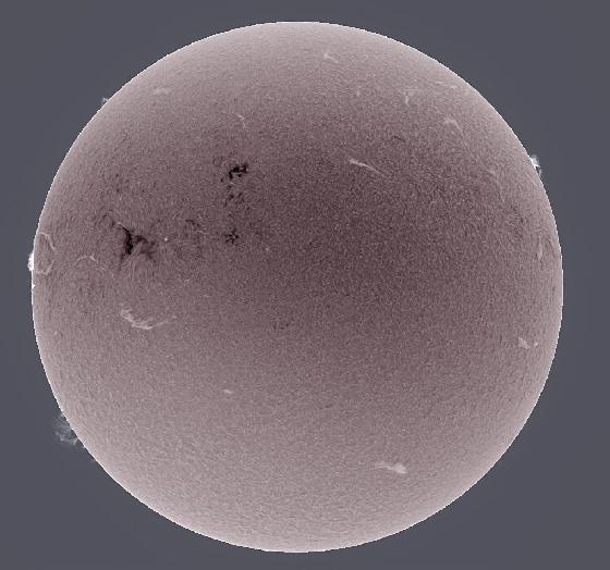 SUN H-ALPHA CORONADO SOLARMAX II 60MM WITH DMK41 13/03/16