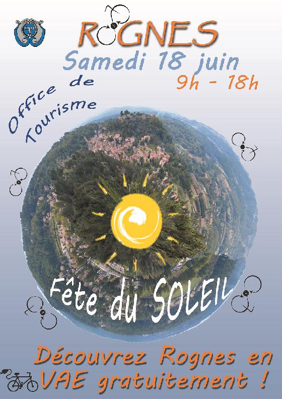 EXPOSITION ET OBSERVATION AUTOUR DU SOLEIL A ROGNES 13840 LE SAMEDI 18/06/16 EXPOSITION ET OBSERVATION AUTOUR DU SOLEIL A ROGNES 13840 LE SAMEDI 18/06/16