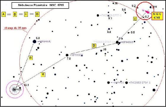 carte pour NP  ngc 6765