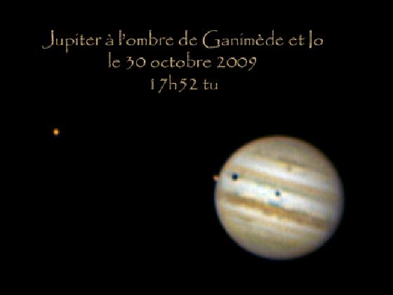 Jupiter à l'ombre Jupiter à l'ombre