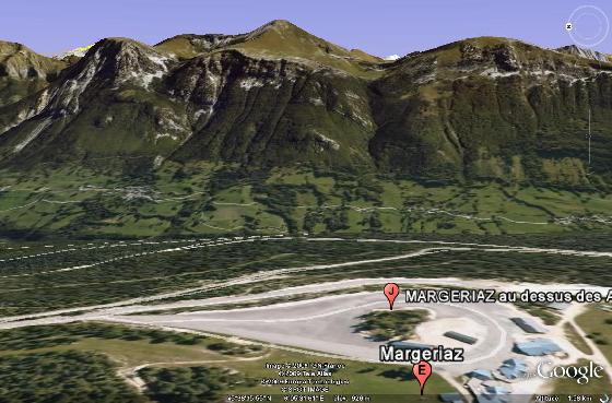 Le Margériaz (Google Earth) Le Margériaz (Google Earth)