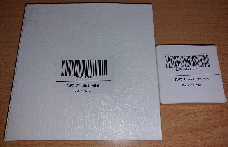 Filtres ZWO LRVB + Ha 7nm, 48mm Filtres ZWO LRVB + Ha 7nm, 48mm