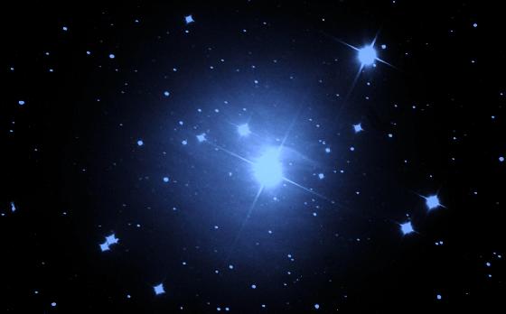Une étoile des Plaiades M45