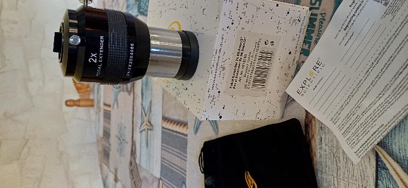 Barlow Telextendeur X2 Explore scientific 2”