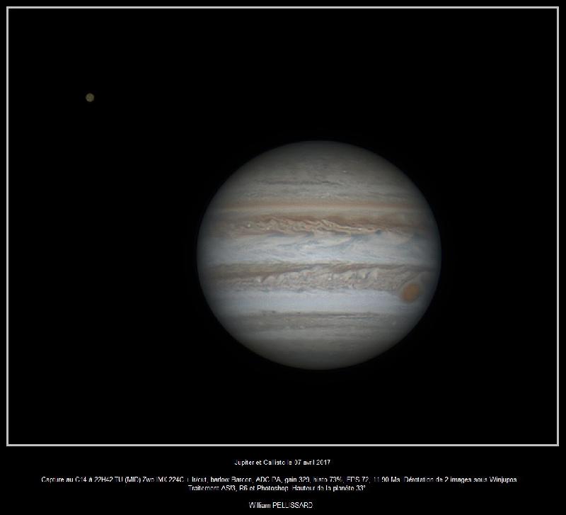 Jupiter le 06 avril 2017