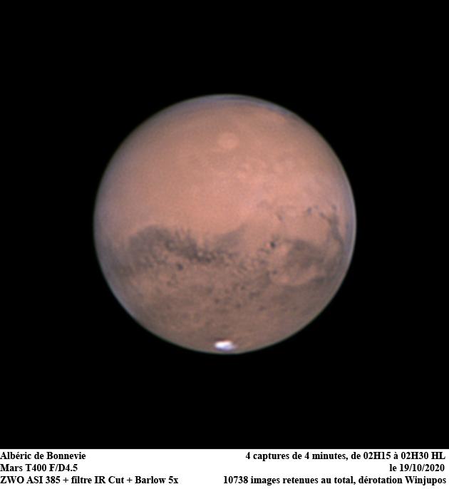 Mars opposition 19 Octobre 2020 T400 Mars opposition 19 Octobre 2020 T400