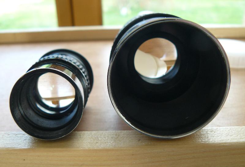 Oculaires Plossl de 25 mm coulant 1.25" (31,75) et 26 mm coulant 2" (50.8)
