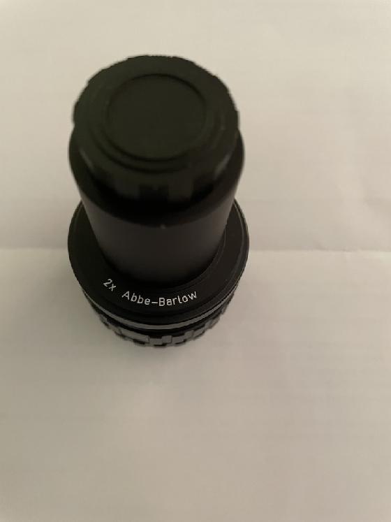 Barlow Baader 2x Abbe Zeiss 31,75