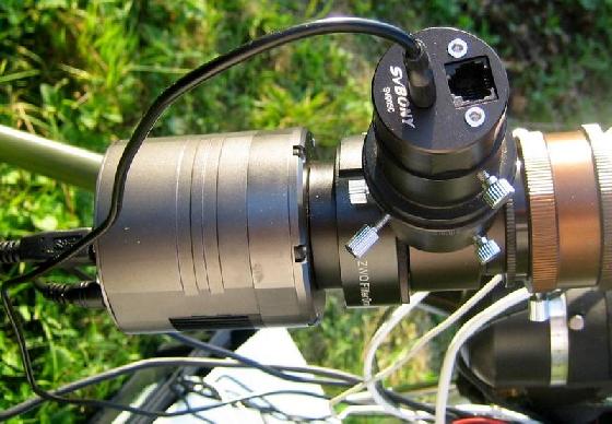 Ensemble photo CP. 80ED, HEQ5, IMX294, ordi...