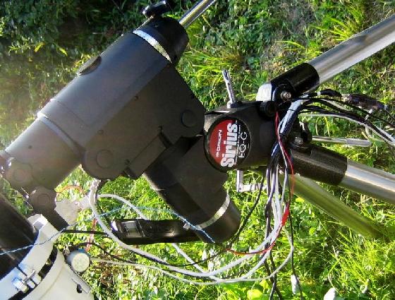 Ensemble photo CP. 80ED, HEQ5, IMX294, ordi...