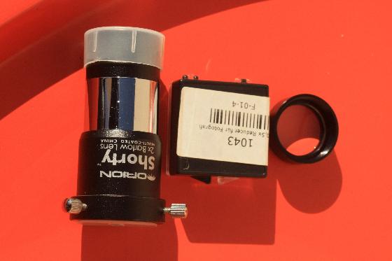 Barlow + réducteur de focale 