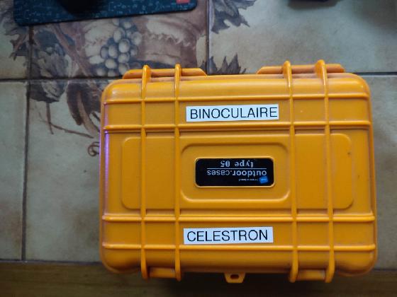 Binoculaire Celestron + 2 oculaires OR 10 mm