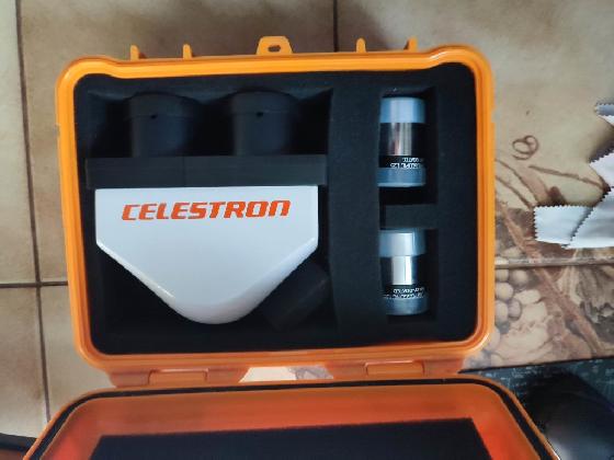 Binoculaire Celestron + 2 oculaires OR 10 mm