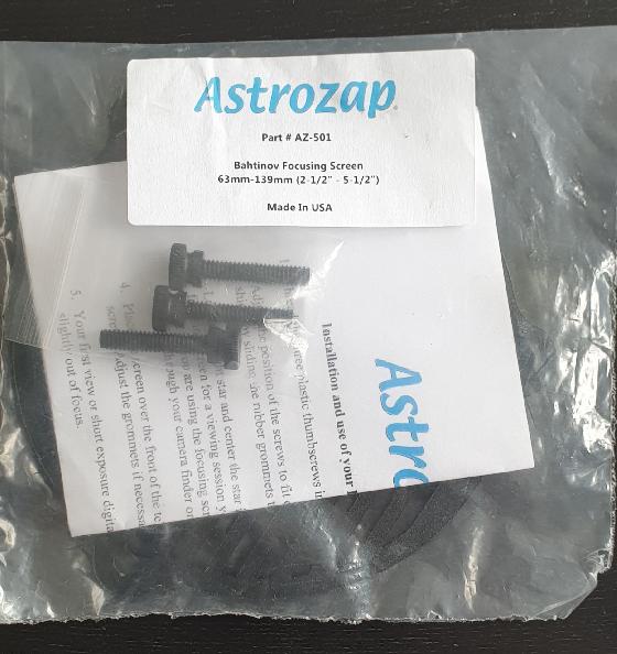 Masque de Bahtinov Astrozap 63-139mm