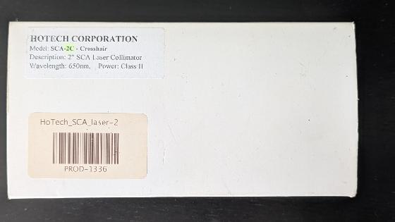 Laser de collimation HOTECH SCA 50.8mm (2") Crosshair