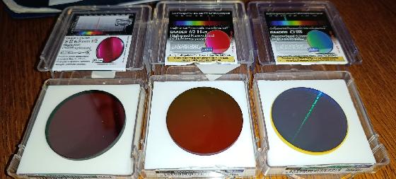 Filtres Baader SHO en 50mm non montés