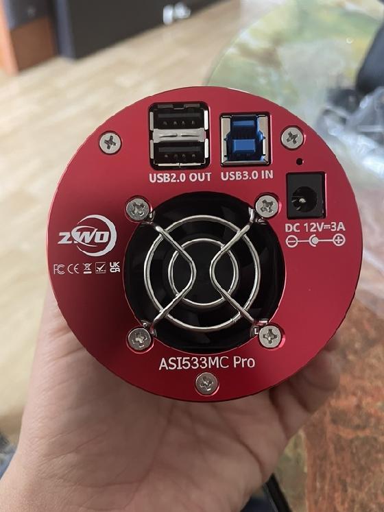 Zwo asi533mc pro et filtre Optolong L-eXtrem 2"