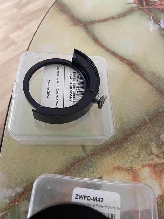 tiroir à filtre ZWO 50.8mm en T2 + un autre tiroir
