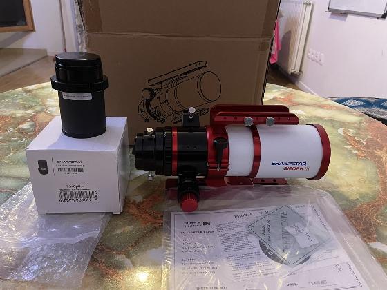 Sharpstar 61edph III avec réducteur.