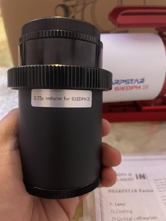 Sharpstar 61edph III avec réducteur.