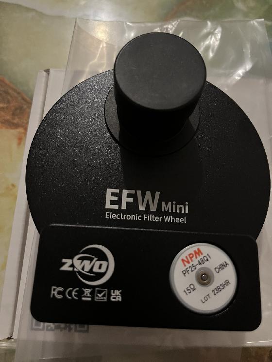 Roue à filtres ZWO EFW mini 5 x 31,75mm