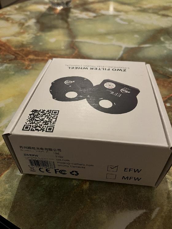 Roue à filtres ZWO EFW mini 5 x 31,75mm