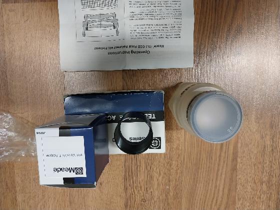 MEADE Réducteur de focale f/3.3 + adaptateurs (Rare)
