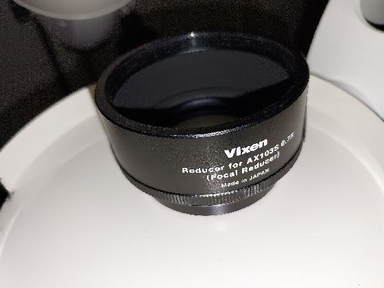 VIXEN AX103S (f/8) quadruplet aplati + réducteur 0,7X