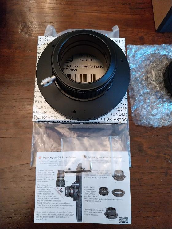 2" ClickLock 4.1" (104mm) pour focuser Feathertouch 3.5" (TEC-OS) NOUVEAU