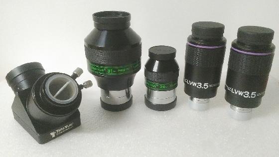 Oculaires - Renvoi-coudé - Porte-oculaire Crayford ( Tele-Vue / Vixen / Moonlite )